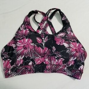 Zelos floral spots bra in excellent condition